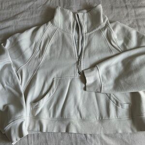 Lululemon Scuba Half Zip - Bone